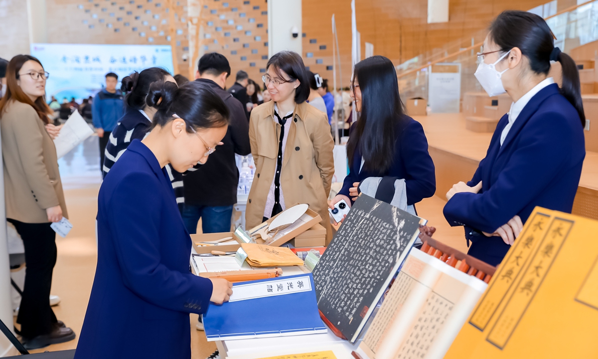 The 14th Beijing Reading Festival has kicked off at the Beijing Library, a new cultural landmark in Beijing's sub-center of Tongzhou District on Monday. Photo: Courtesy of the organizer in Beijing