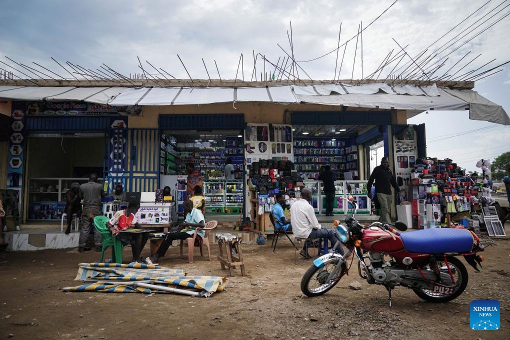 This photo taken on April 13, 2024 shows a market in Juba, South Sudan.(Photo: Xinhua)
