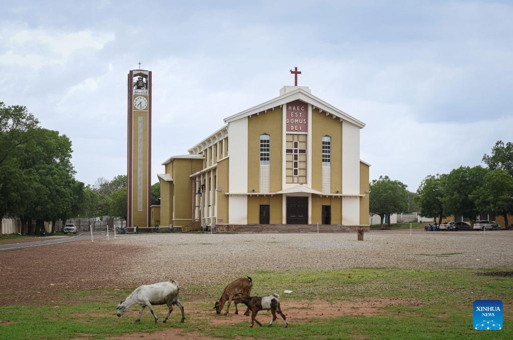 This photo taken on April 9, 2024 shows the St. Theresa Catholic Church in Juba, South Sudan.(Photo: Xinhua)