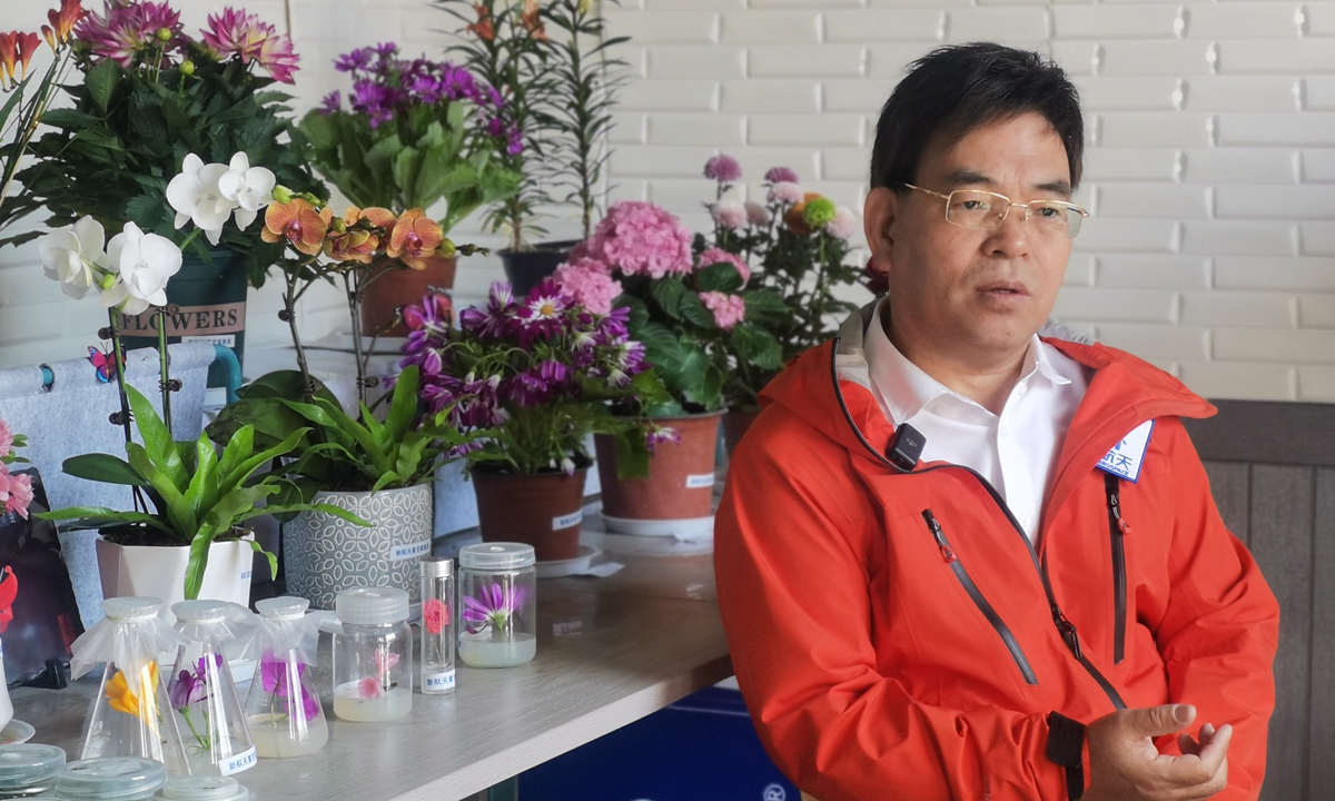 Zhang Chuanjun, a senior aerospace breeding engineer Photo: Courtesy of Zhang