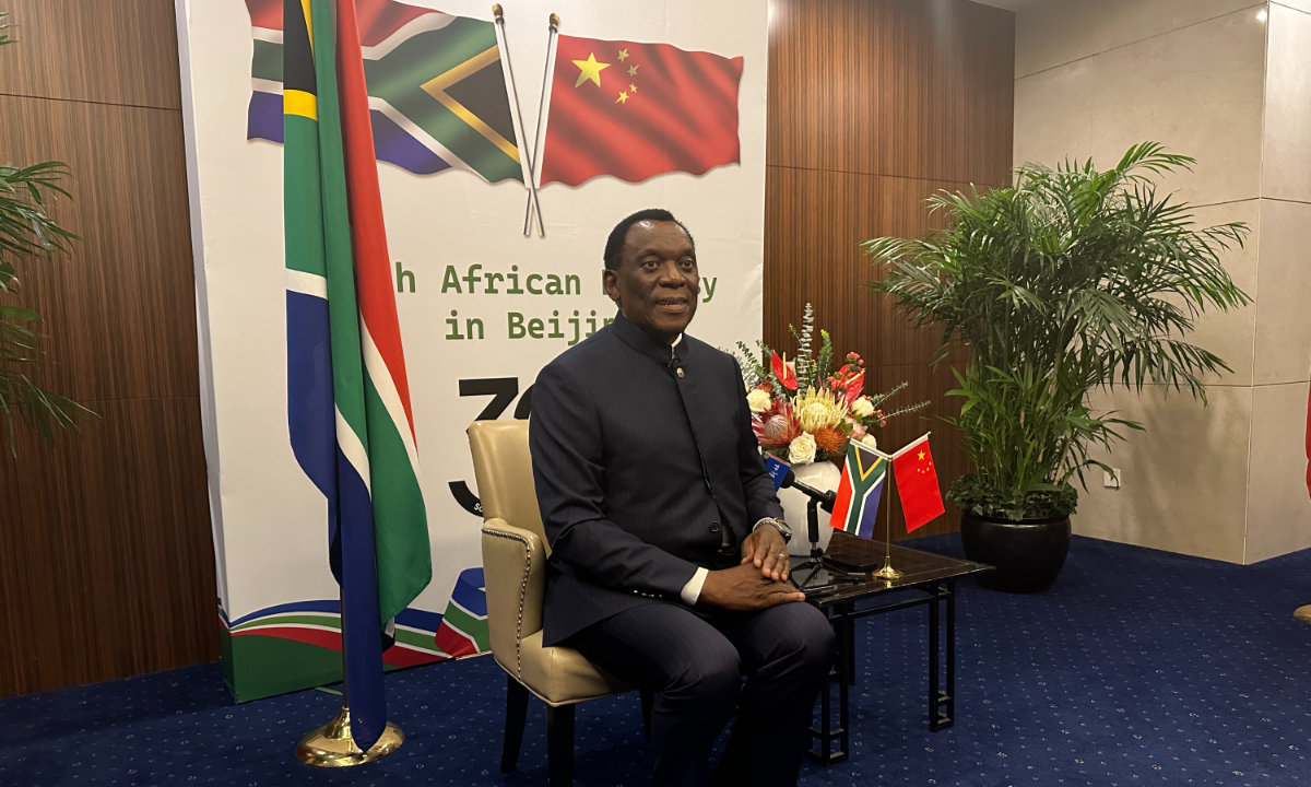 South African Ambassador to China Siyabonga Cyprian Cwele. Photo: Xiong Xinyi/GT