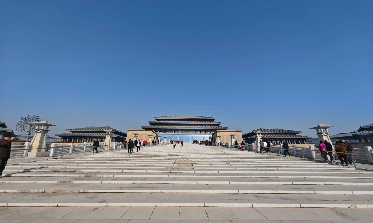 Shaanxi History Museum (SHM) Qin-Han Civilization Museum. Photo: Snapshot from Sina Weibo