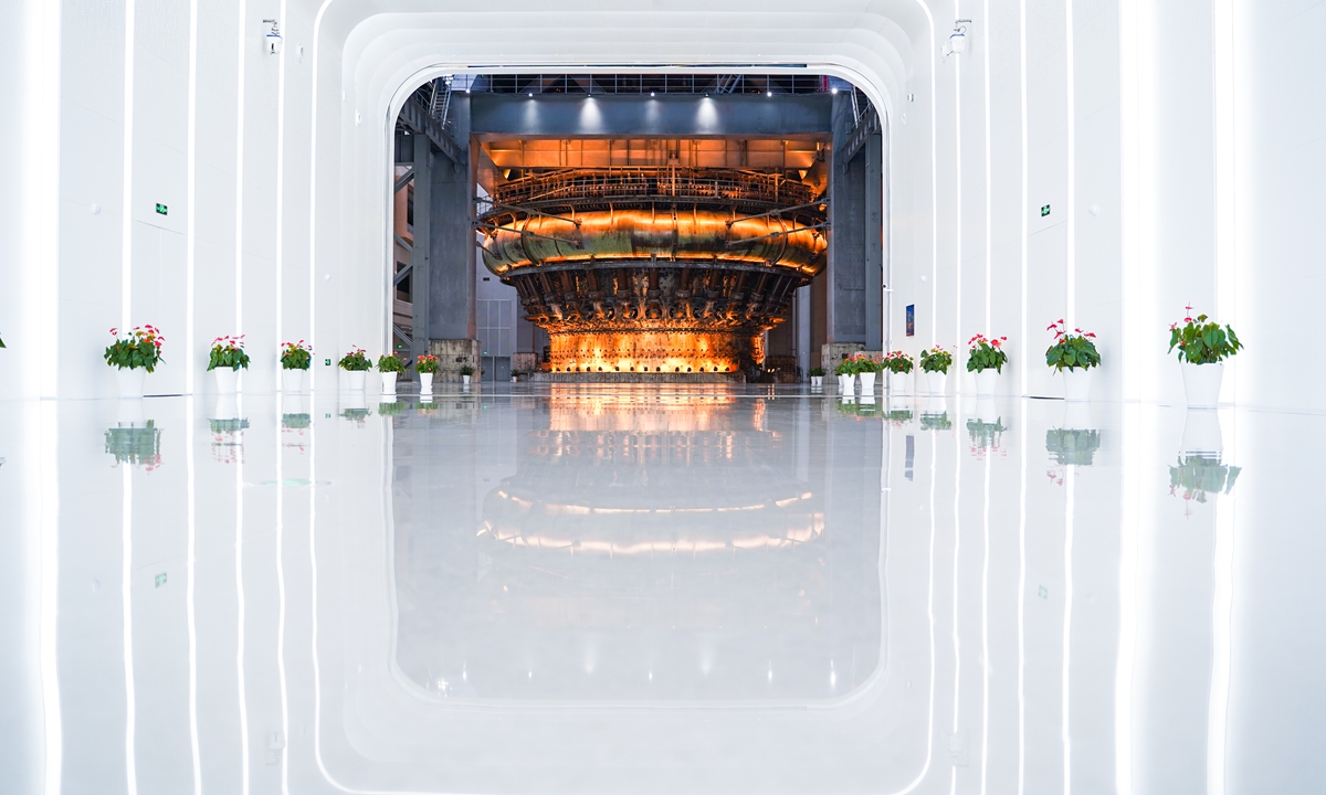 A steel museum in Wuhan, Central China's Hubei Province.Photo: VCG