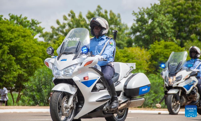 This photo taken on April 27, 2024 shows a military parade marking Togo's Independence Day in Lome, capital of Togo. Photo: Xinhua
