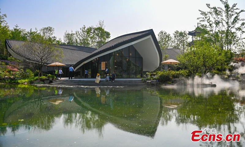 People visit the International Horticultural Exhibition 2024 Chengdu, southwest China's Sichuan Province, April 27, 2024. Photo: China News Service
