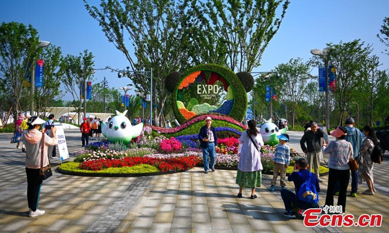 People visit the International Horticultural Exhibition 2024 Chengdu, southwest China's Sichuan Province, April 27, 2024. Photo: China News Service