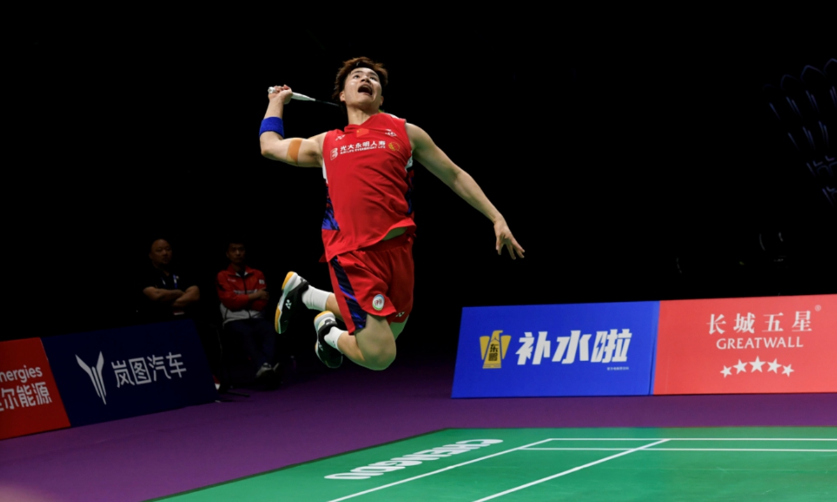 Chinese badminton player Shi Yuqi Photo:IC 