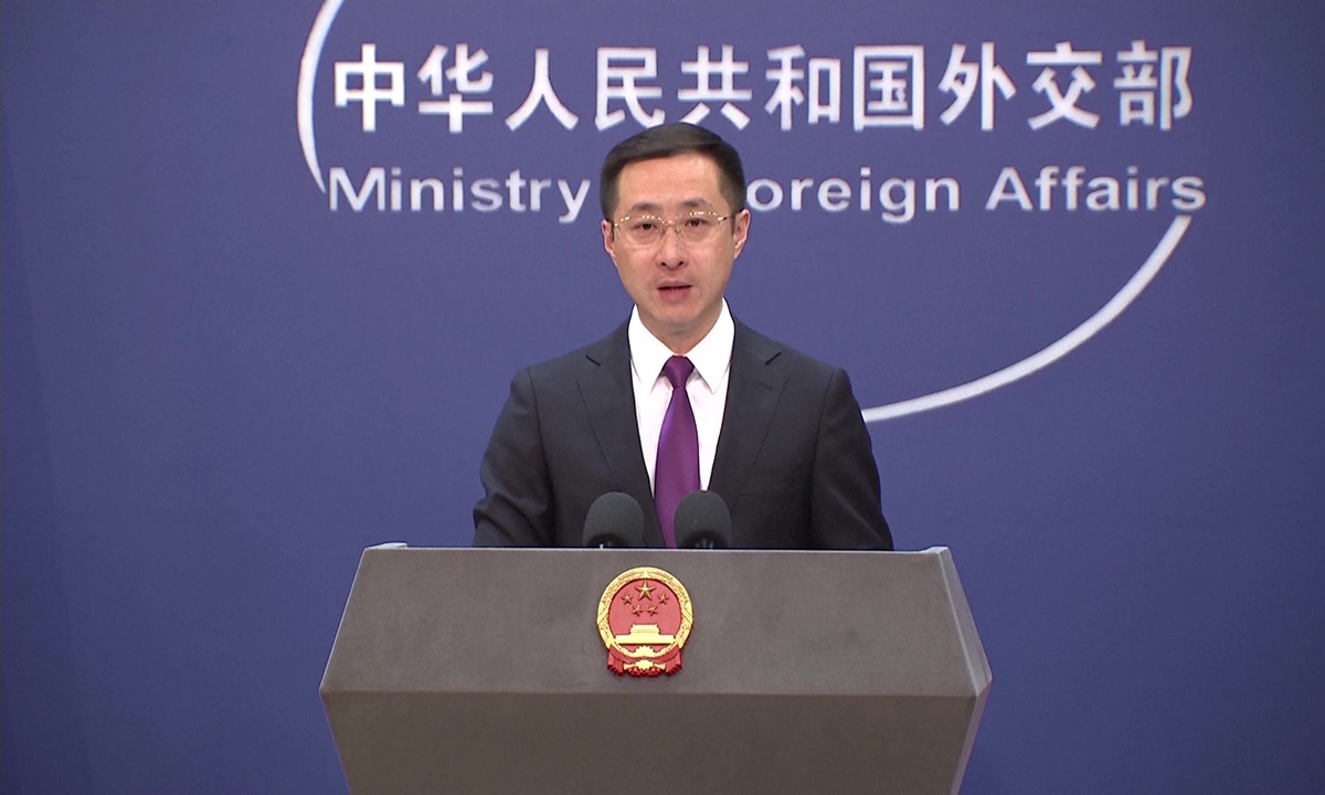 Lin Jian, a spokesperson for the Chinese Foreign Ministry. Photo: VCG