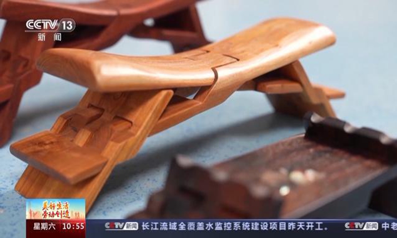 Luban Pillow Photo: Screenshot from CCTV