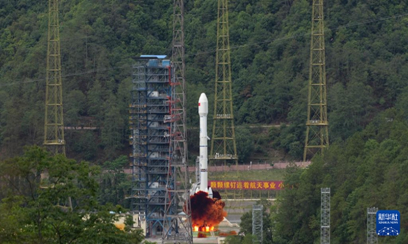 China launched a Long March-3B carrier rocket from the Xichang Satellite Launch Center in Southwest China's Sichuan Province on Thursday, sending the Smart SkyNet-1 01 satellite into its preset orbit, May 9, 2024. Photo: Xinhua