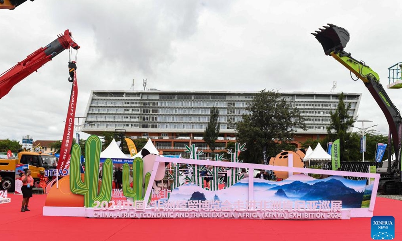 This photo taken on May 9, 2024 shows a view of the China-Africa Economic and Trade Expo (CAETE) in Africa (Kenya) 2024 in Nairobi, Kenya. 