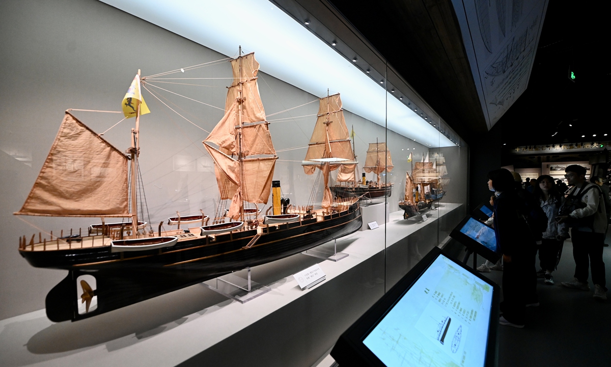 Ship models at the Museum of Foochow Arsenal 1866 Photo: VCG