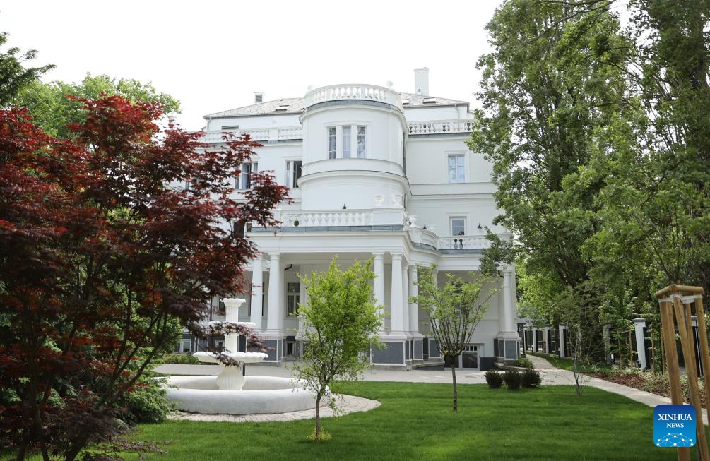This photo taken on May 6, 2024 shows a view of the China Cultural Center in Budapest, Hungary. The China Cultural Center in Budapest was put into operation recently.(Photo: Xinhua)