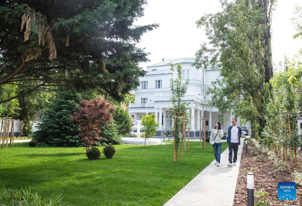 This photo taken on May 6, 2024 shows a view of the China Cultural Center in Budapest, Hungary. The China Cultural Center in Budapest was put into operation recently.(Photo: Xinhua)