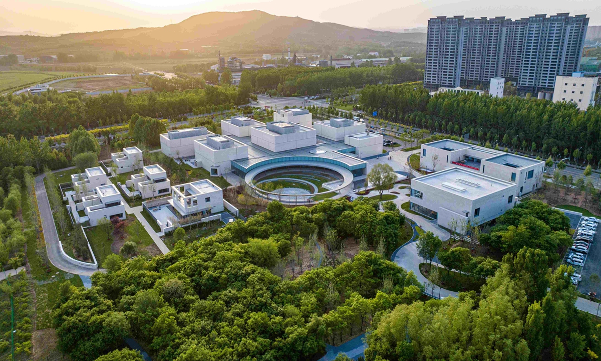 A panoramic view of the Tsai Chih-chung Art Museum in Gaoping, Shanxi Province Photo: chinanews.com
