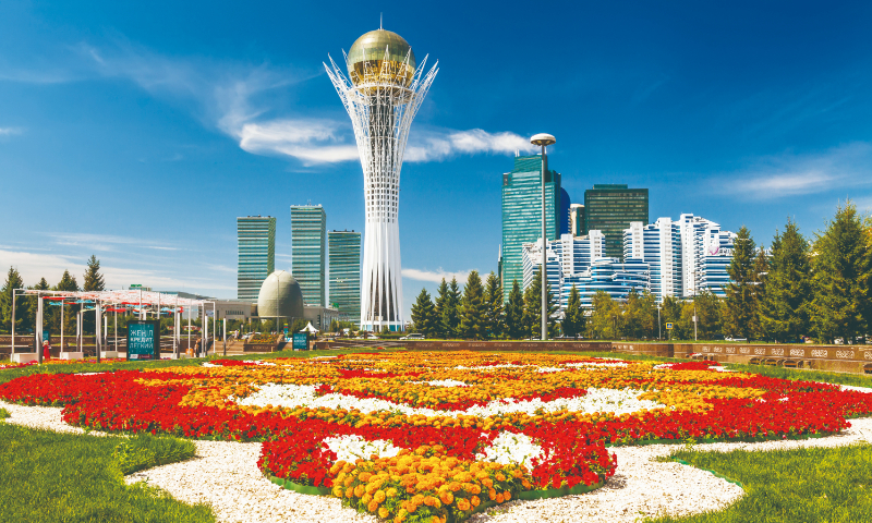 A view of Astana, the capital city of Kazakhstan Photo: VCG