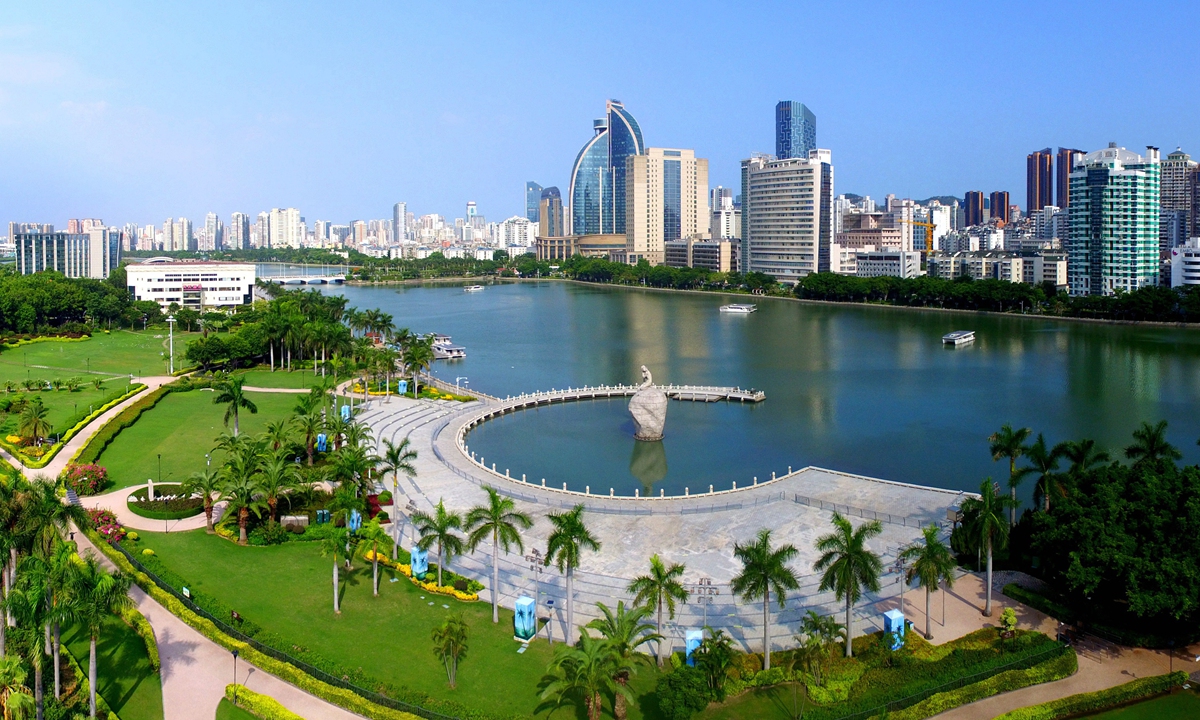 A view of the Yundang Lake in Xiamen, East China's Fujian Province Photo: VCG