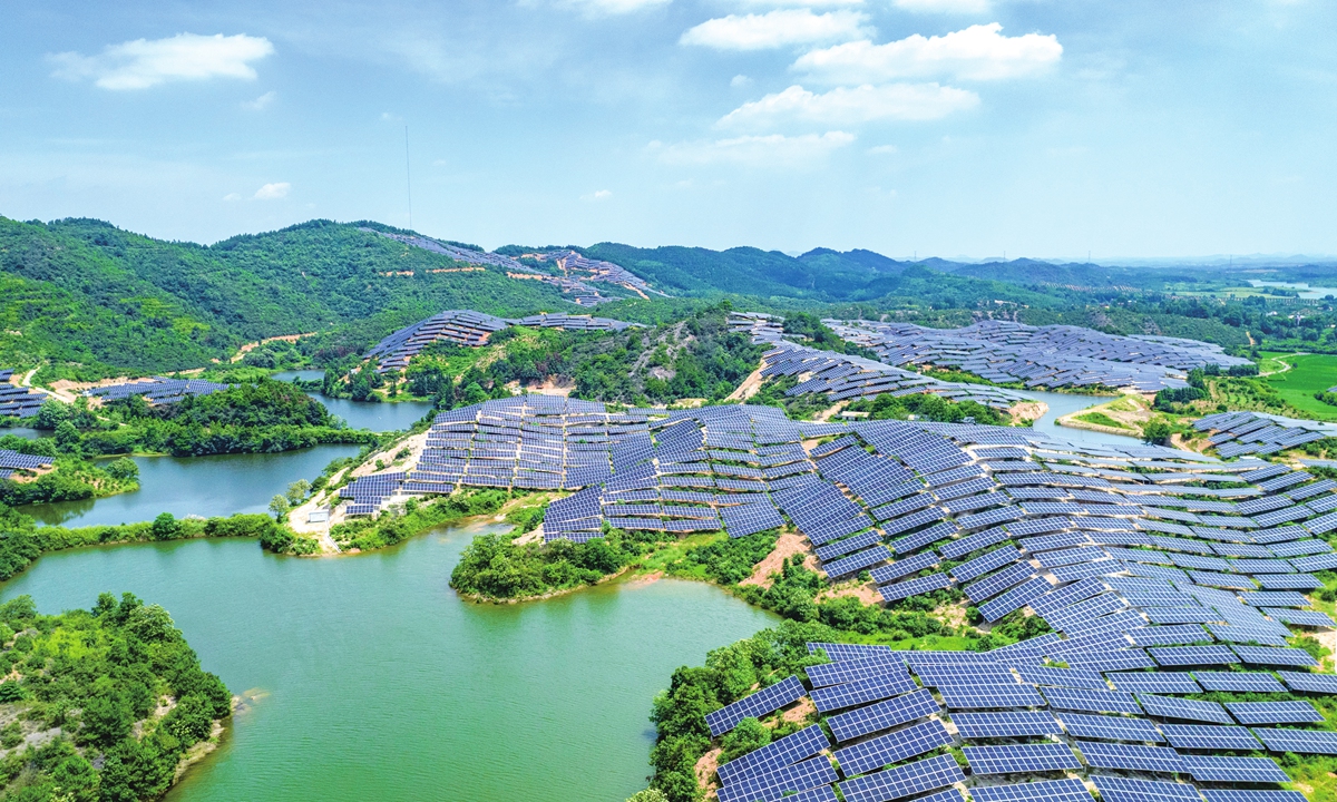 A power station in Xinyu, East China's Jiangxi Province Photo: VCG