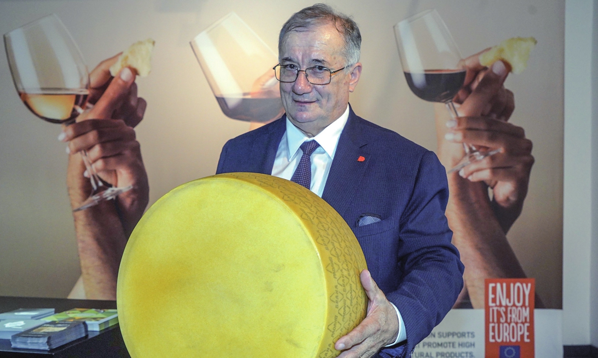Renato Zaghini, president of the Grana Padano Protection Consortium