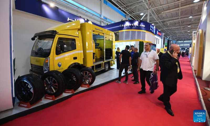 People visit Iran's 19th International Auto Parts Exhibition in Tehran, Iran, June 18, 2024. The exhibition kicked off on Tuesday in Tehran.(Photo: Xinhua) 