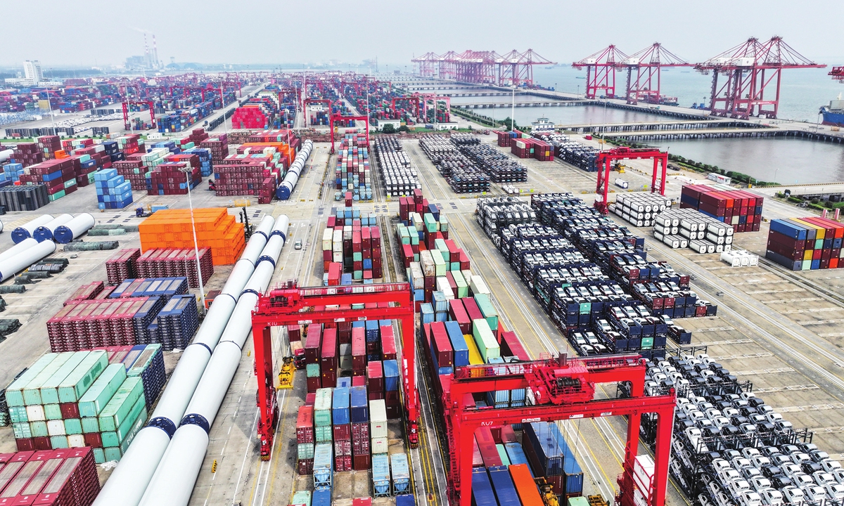 A view of Taicang Port, Suzhou, East China's Jiangsu Province Photo: VCG