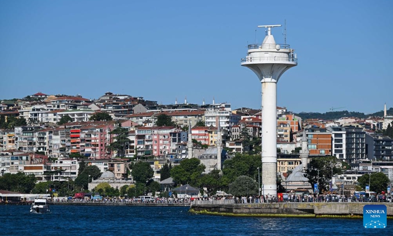 This photo taken on June 19, 2024 shows a view of the Bosphorus Strait in Istanbul, Türkiye.(Photo: Xinhua)