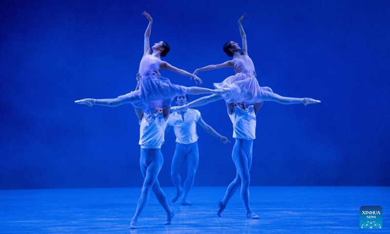 Dancers from National Ballet of China perform during 10,000 Dreams: A Celebration of Asian Choreography program at the Kennedy Center in Washington, D.C., the United States, June 21, 2024. (Photo: Xinhua)