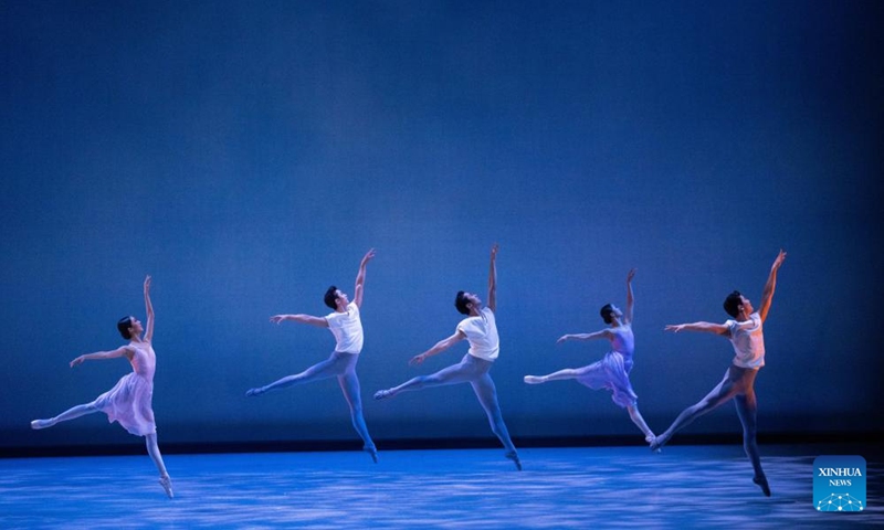 Dancers from National Ballet of China perform during 10,000 Dreams: A Celebration of Asian Choreography program at the Kennedy Center in Washington, D.C., the United States, June 21, 2024. (Photo: Xinhua)