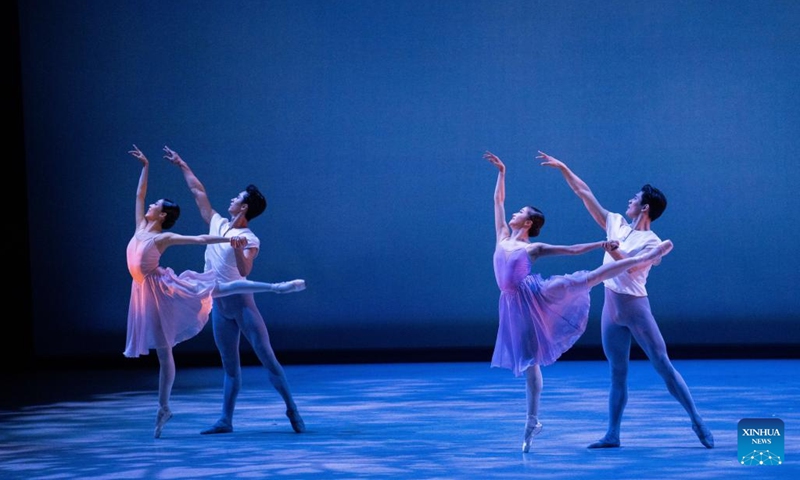 Dancers from National Ballet of China perform during 10,000 Dreams: A Celebration of Asian Choreography program at the Kennedy Center in Washington, D.C., the United States, June 21, 2024. (Photo: Xinhua)