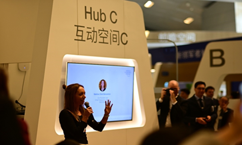 Photo: A participant of the 15th Annual Meeting of the New Champions, also known as Summer Davos, delivers a speech at a session on June 25, 2024 in Dalian, Northeast China's Liaoning Province. Photo: Tao Mingyang/GT