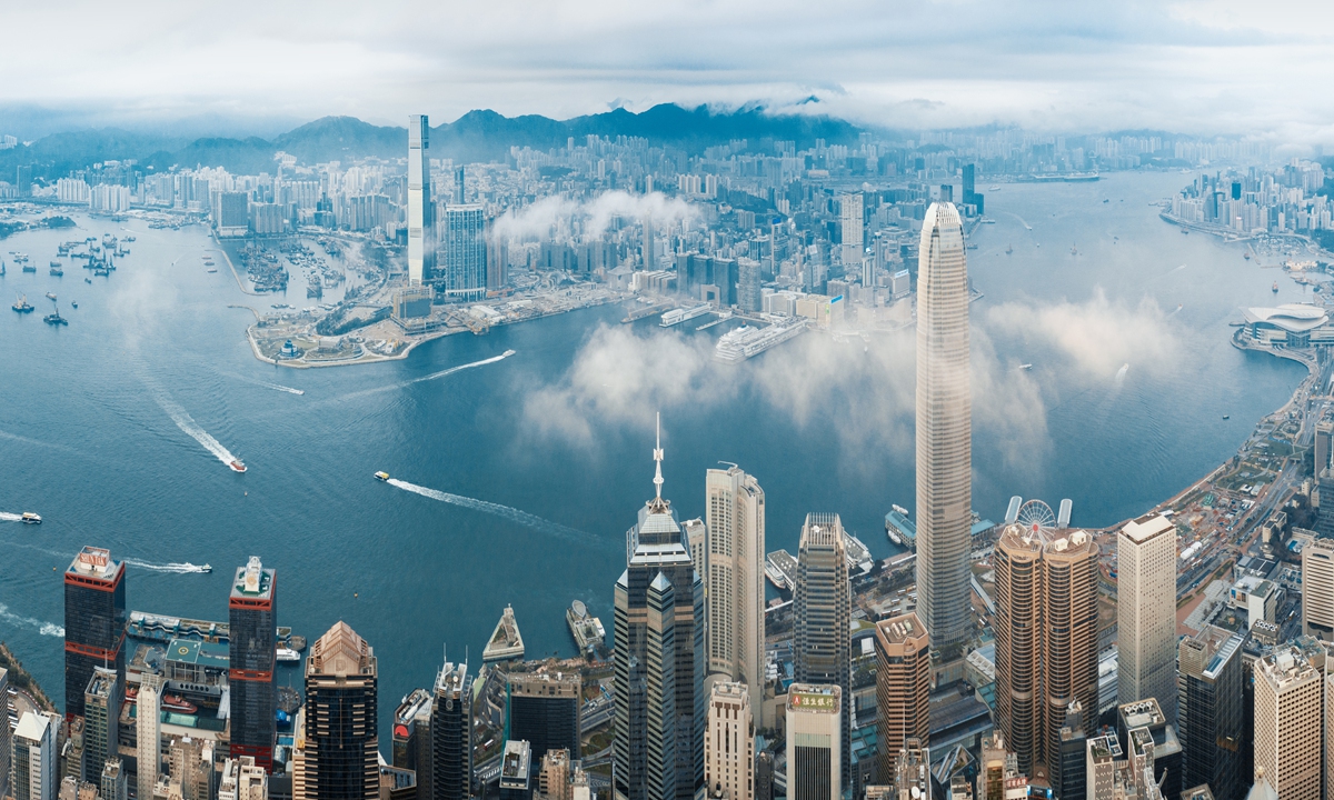 The view of Hong Kong Photo: VCG