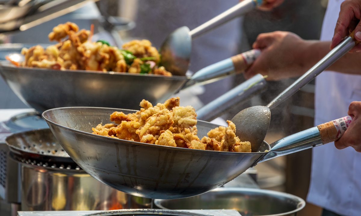 The World Guobaorou Contest is held in Jilin city, Northeast China's Jilin Province, on June 30, 2024. Photo: VCG