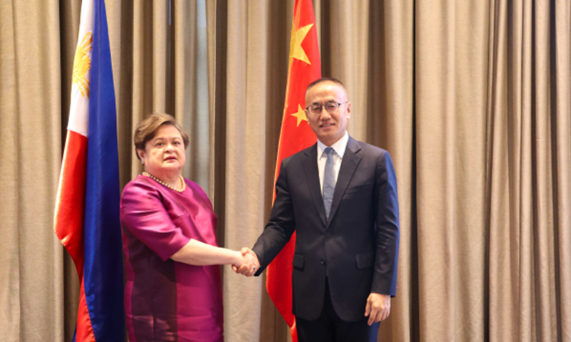 Vice Minister of Foreign Affairs Chen Xiaodong and Philippine Foreign Undersecretary Theresa Lazaro co-chaired the 9th meeting of the China-Philippines Bilateral Consultation Mechanism on the South China Sea (BCM) in Manila on July 2, 2024. Photo: Chinese Foreign Ministry