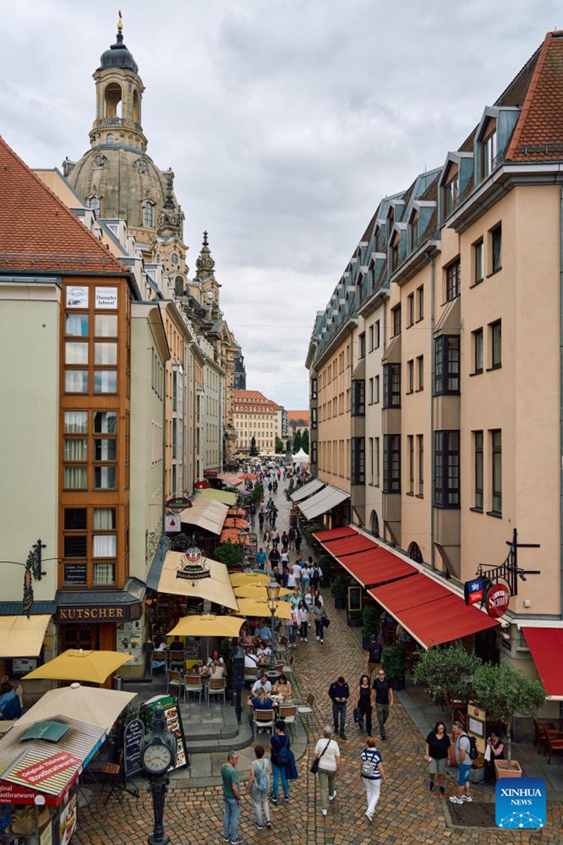 This photo taken on July 5, 2024 shows the city view of Dresden, Germany. Dresden, located in the eastern part of Germany, is the capital of German state Saxony. Photo: Xinhua