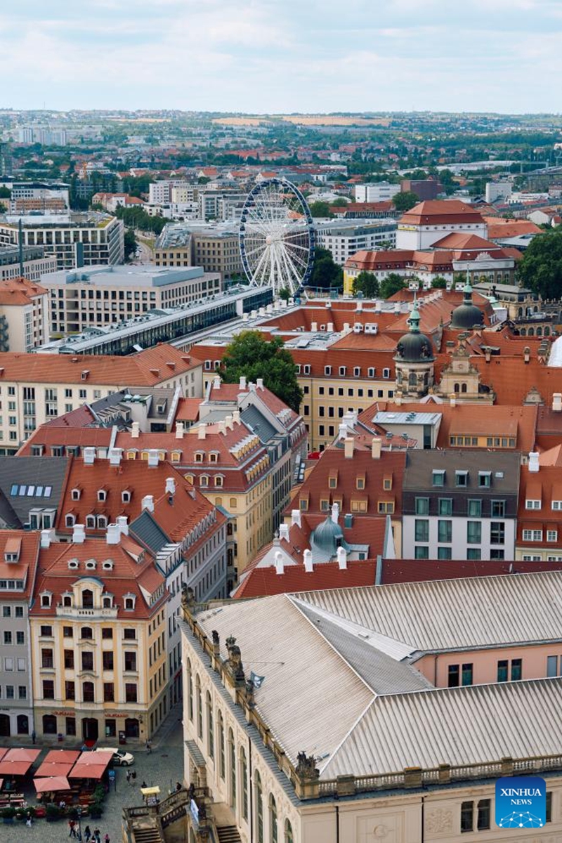 This photo taken on July 5, 2024 shows the city view of Dresden, Germany. Dresden, located in the eastern part of Germany, is the capital of German state Saxony. Photo: Xinhua