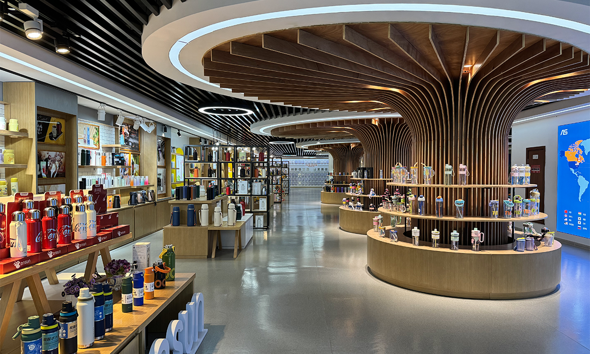 A thermal mugs showroom at Zhejiang Ansheng Science & Technology Stock Co in Yongkang, East China's Zhejiang Province, on June 25, 2024 Photo: Courtesy of Zhejiang Ansheng Science & Technology Stock Co