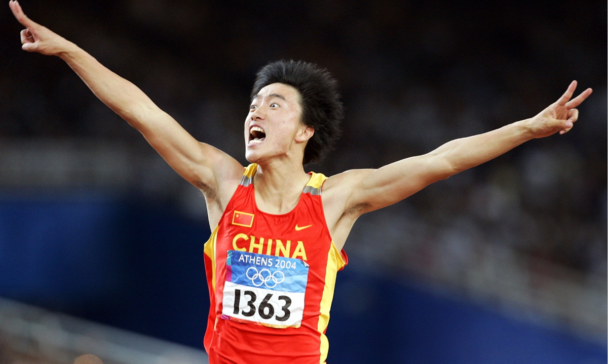 Liu Xiang Photo: VCG