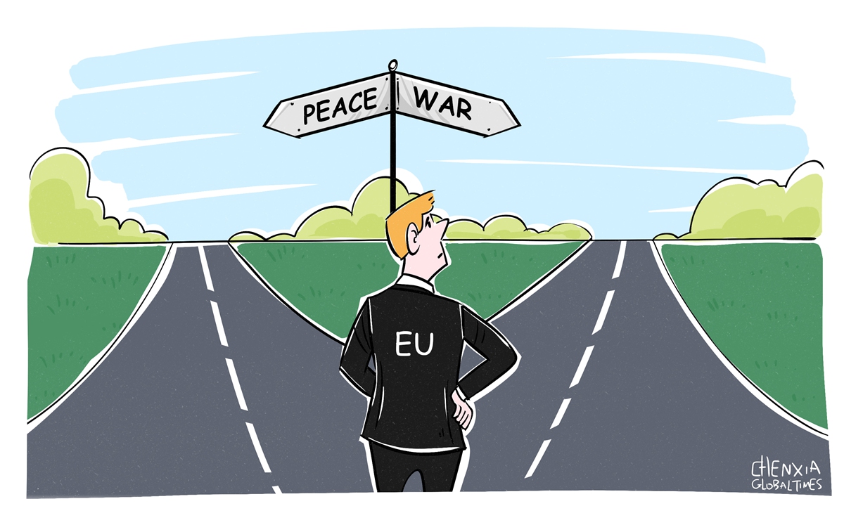 When will EU accept the only solution to war is dialogue, not more conflicts?