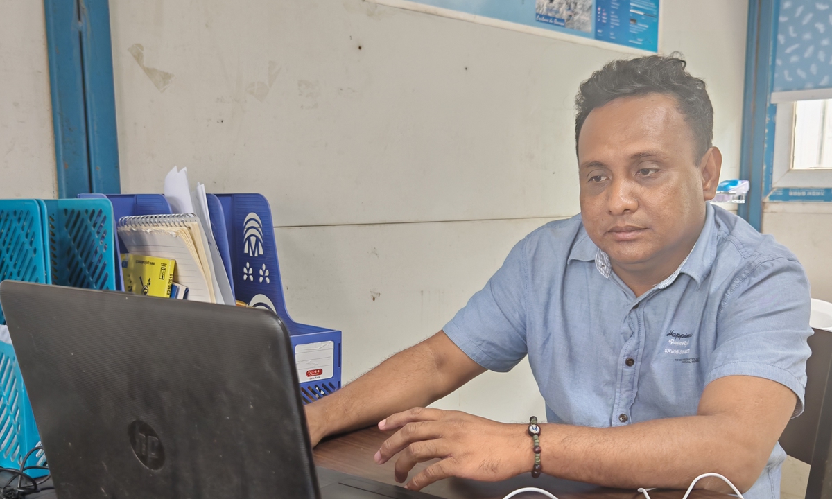 Hilario, local translator of the CNI22 Timor-Leste branch Photo: Courtesy of CNI22