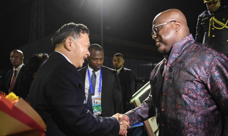 President of the Democratic Republic of the Congo (DRC) Felix-Antoine Tshisekedi Tshilombo arrives for the 2024 Summit of the Forum on China-Africa Cooperation (FOCAC) in Beijing, capital of China, Sept. 1, 2024. (Xinhua/Chen Zhonghao)