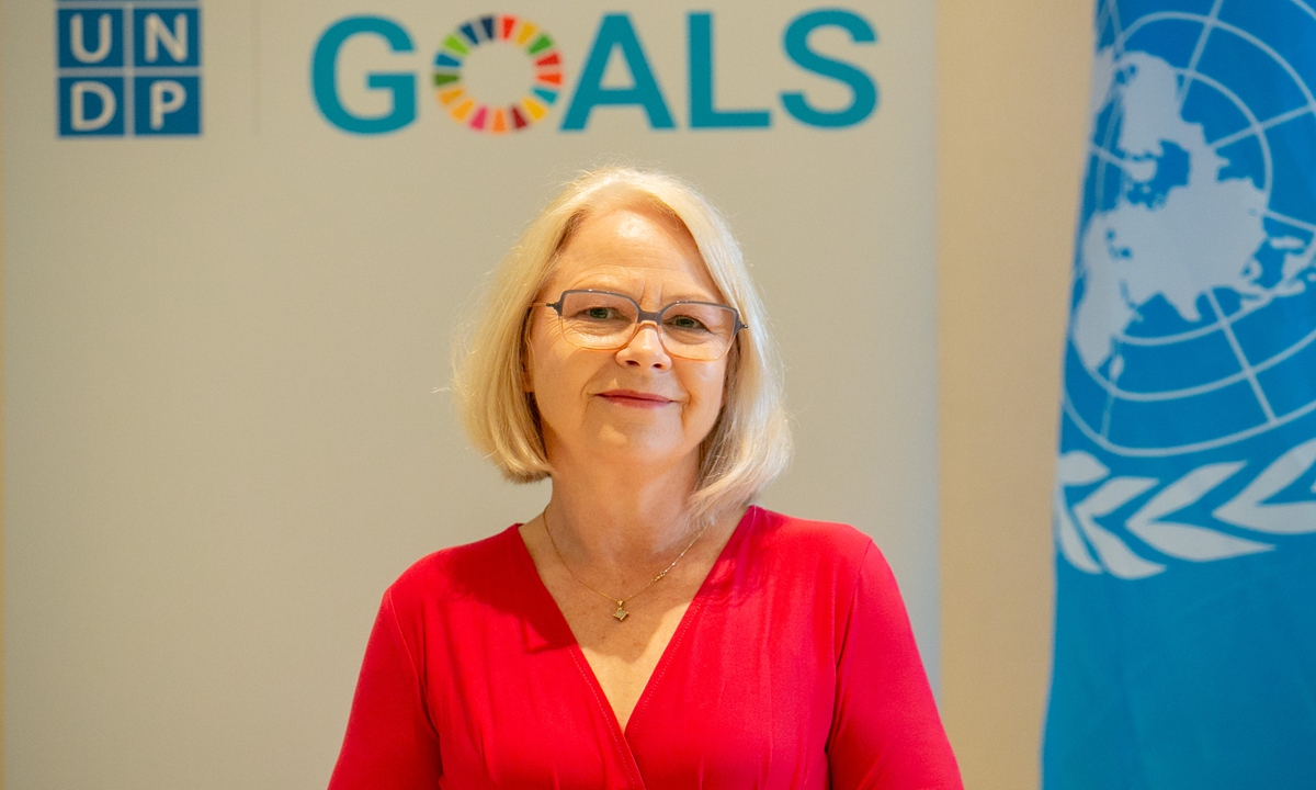 Beate Trankmann, UNDP Resident Representative in China Photo: Courtesy of UNDP