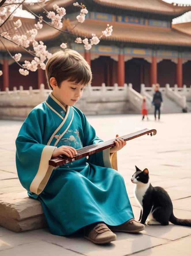 A painting by Luo Yuguo