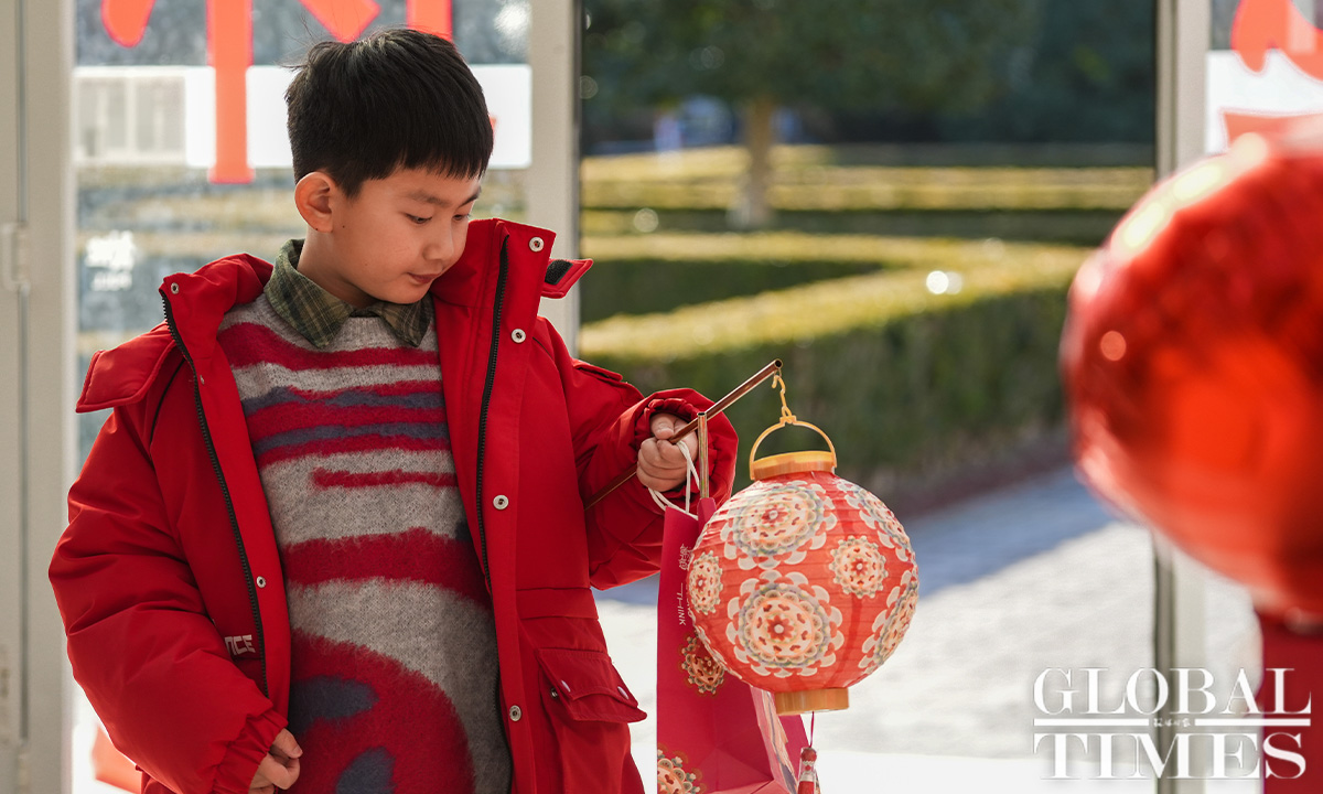 Celebrations held in downtown Shanghai to mark the upcoming Lantern ...