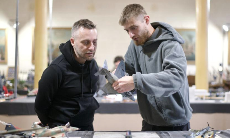 People visit a model expo at the Malta Maritime Museum in Birgu, Malta, Feb. 9, 2025.
The three-day expo will conclude here on Monday. (Photo by Jonathan Borg/Xinhua)