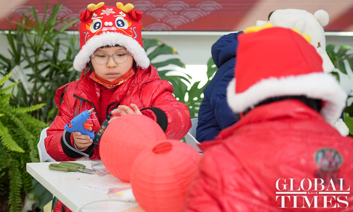 Celebrations held in downtown Shanghai to mark the upcoming Lantern ...