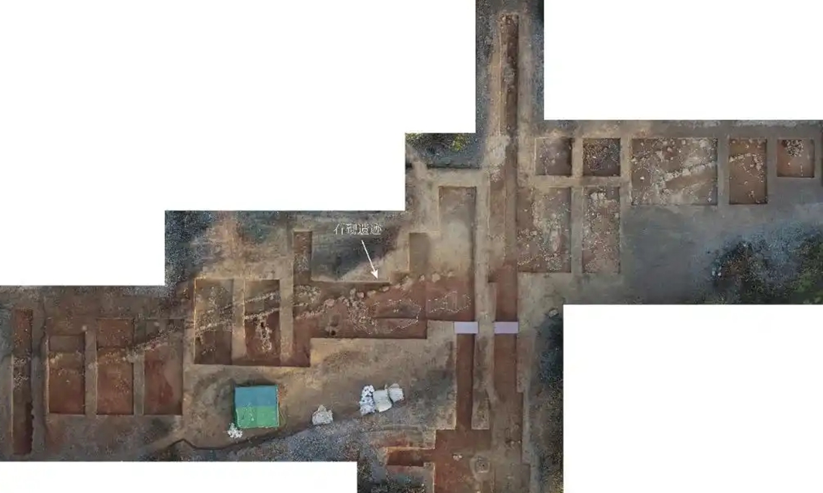  The Panlongcheng Site in Wuhan, Central China's Hubei Province Photo: Courtesy of the archaeological team