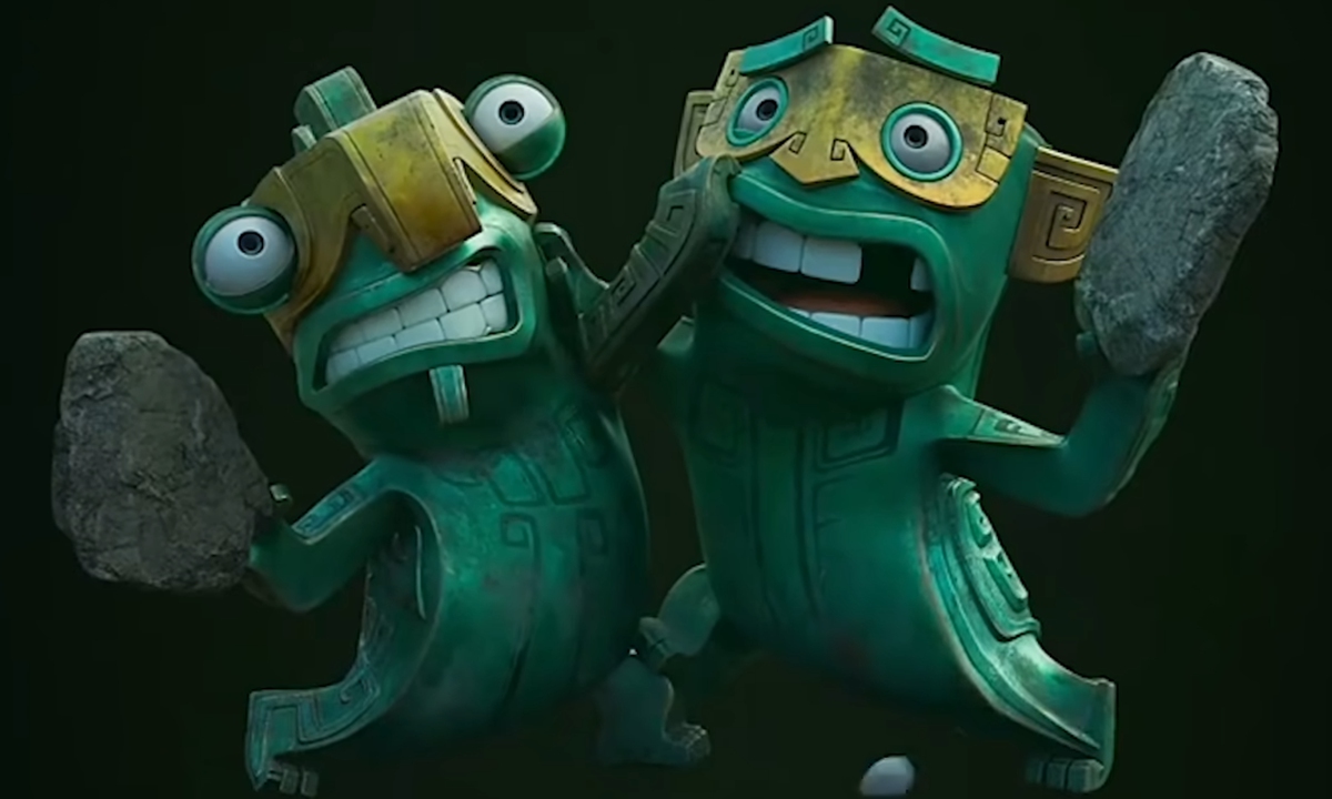 Boundary guardian beasts from  <em>Ne Zha 2</em> Photo: Courtesy of Douban