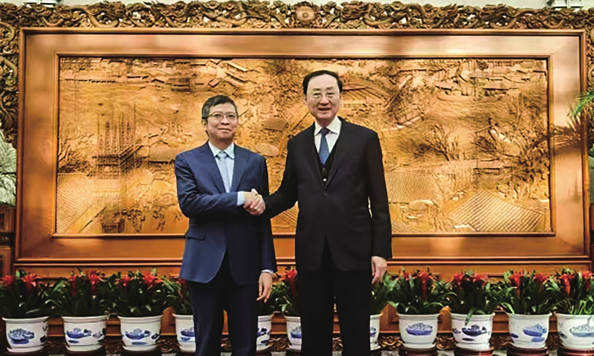 Chinese Vice Foreign Minister Sun Weidong (right) meets Ambassador of Vietnam to China Pham Thanh Binh in Beijing, on February 10, 2025. Photo: mfa.gov.cn