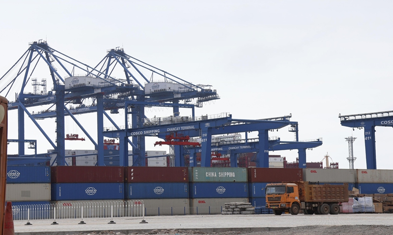 China Cosco Shipping Corp's facility at the Chancay Port, in Peru on November 11, 2024 Photo: VCG 