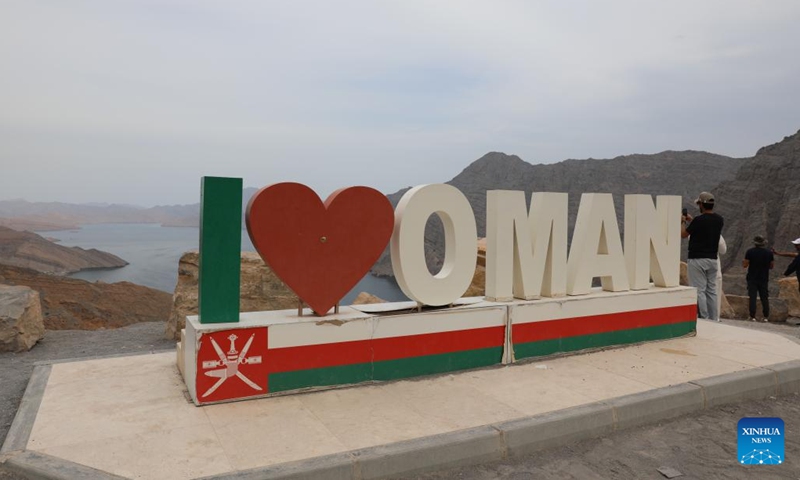 Tourists enjoy the scenery of the Musandam Fjords in Oman, on Feb. 18, 2025. With steep cliffs, winding bays, and crystal-clear waters, the Musandam Fjords, located at the northernmost tip of Oman, is one of the most beautiful coastlines in the Middle East. (Photo: Xinhua)